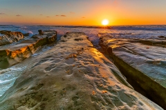 La Jolla Beach, CA-Sunset